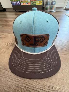 Lane Frost Brand Adult Unisex Aztec Patch Trucker Cap hat